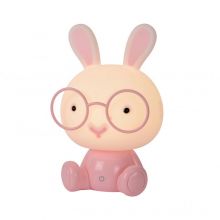 Dodo rabbit lampa stołowa różowa 3W 70lm CRI 80 ściemnialna + zasilanie usb